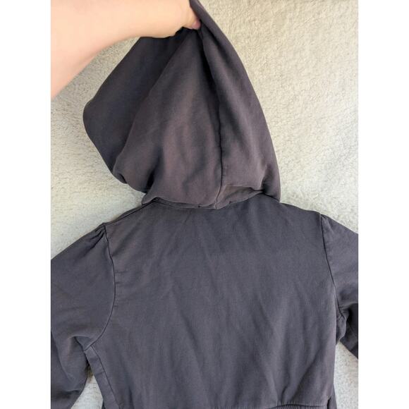Prairie Underground Cloak Hoodie Womens Medium Long Black Full Zip Pockets - Picture 15 of 16